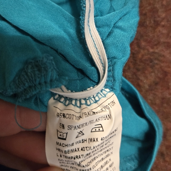 New! Ekouaer Maternity Nursing Tank In Teal Size Small - Picture 8 of 8